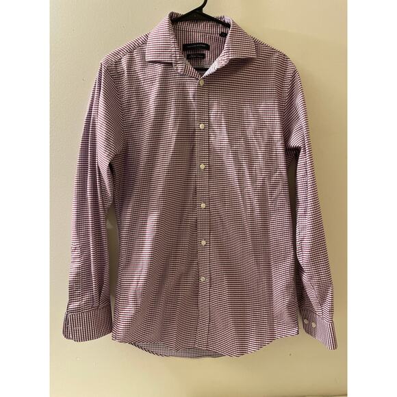 Tommy Hilfiger Mens Size 14.5 32/33 Athletic Fit Long Sleeve Button Down Shirt - Picture 1 of 7